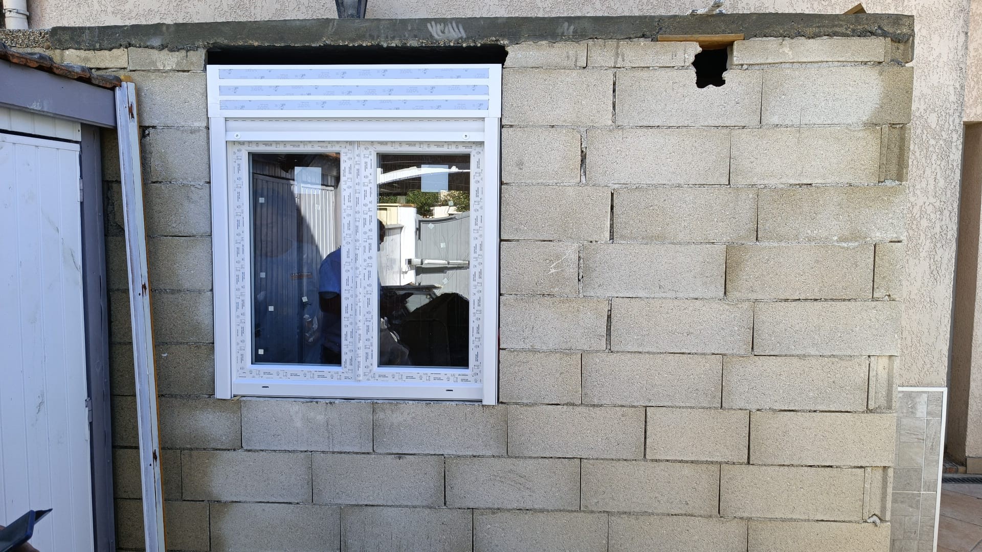 Installation fenêtre pvc