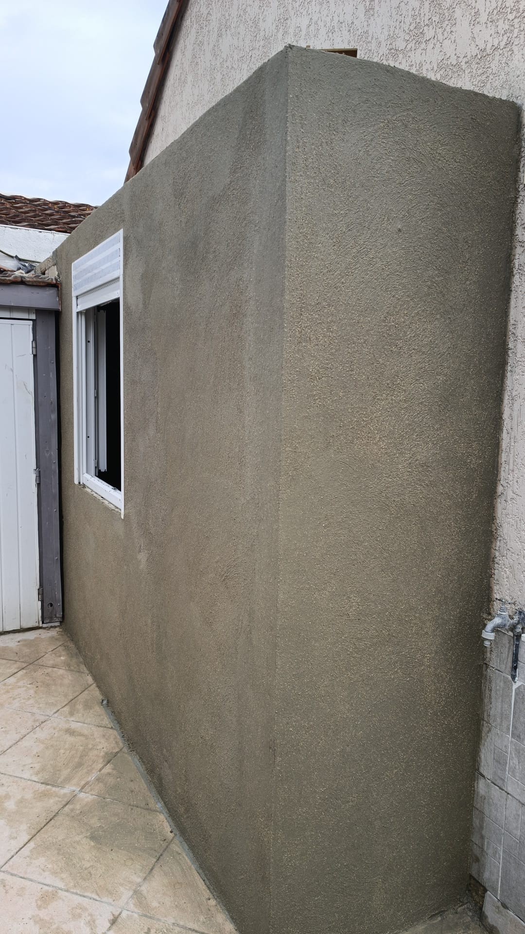 Création extension extérieur avec fenêtre 